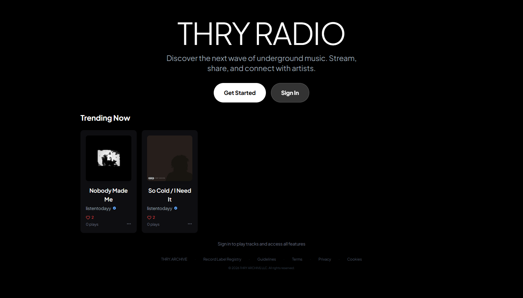 INTRODUCING THRY RADIO